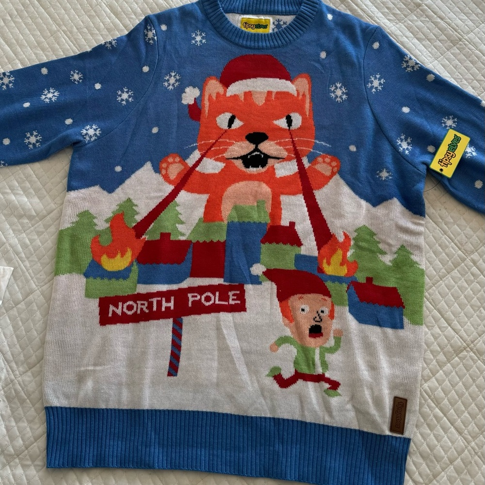 Tipsy Elves Ugly Christmas sweater XXL - Picture 5 of 5